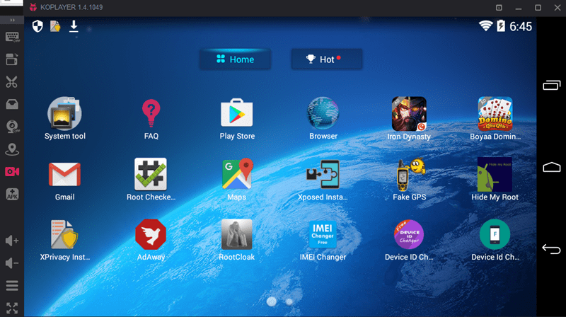 KoPlayer android emulator