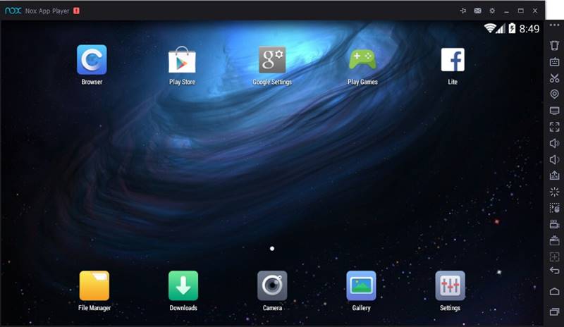 Nox App Player android emulator for windows 10
