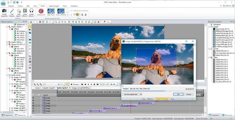 VSDC Video Editor video editing software free