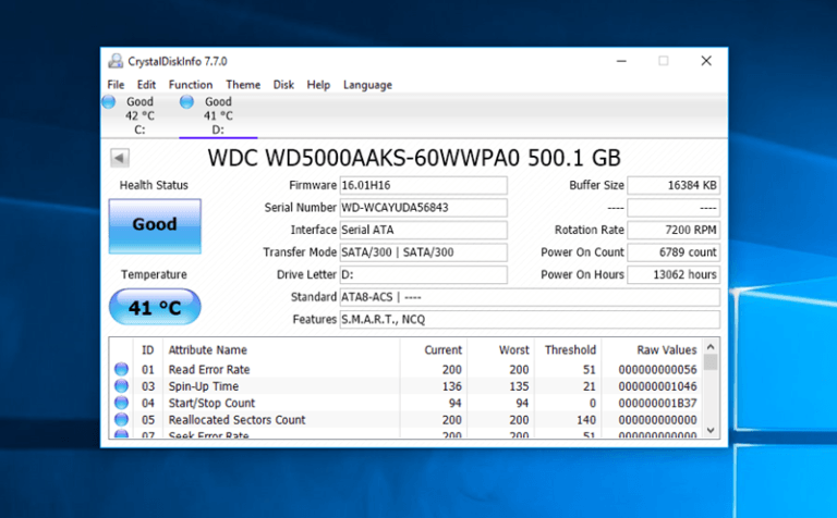 hdd health checker