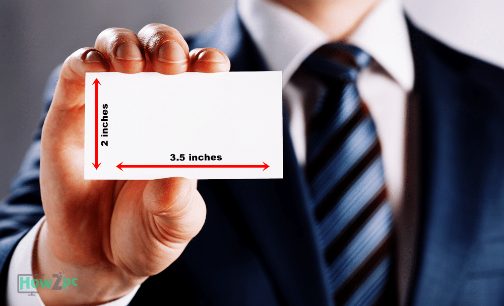 Business Card Size