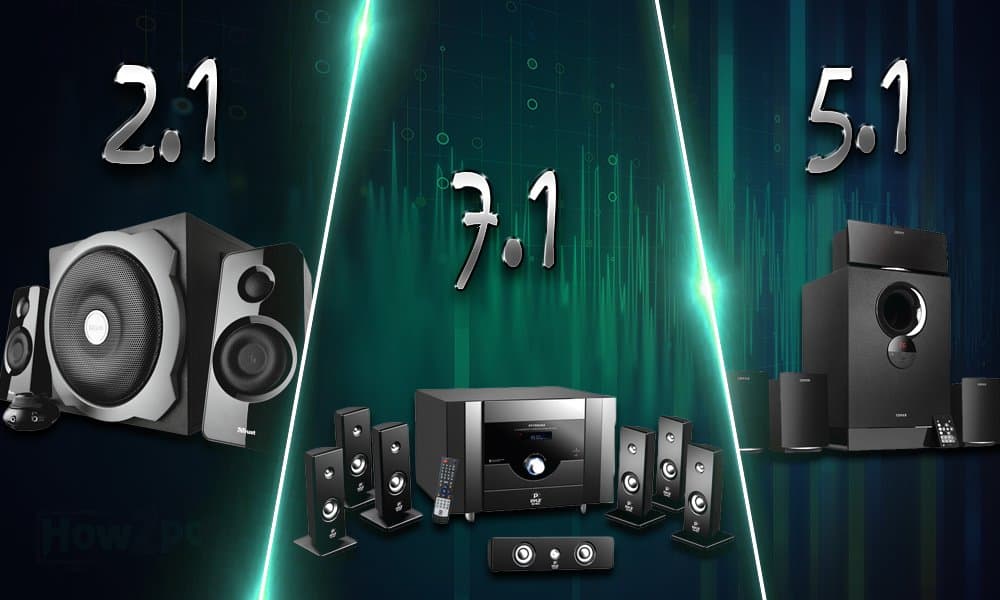 2.1 vs 5.1 vs 7.1 Surround Sound Speakers