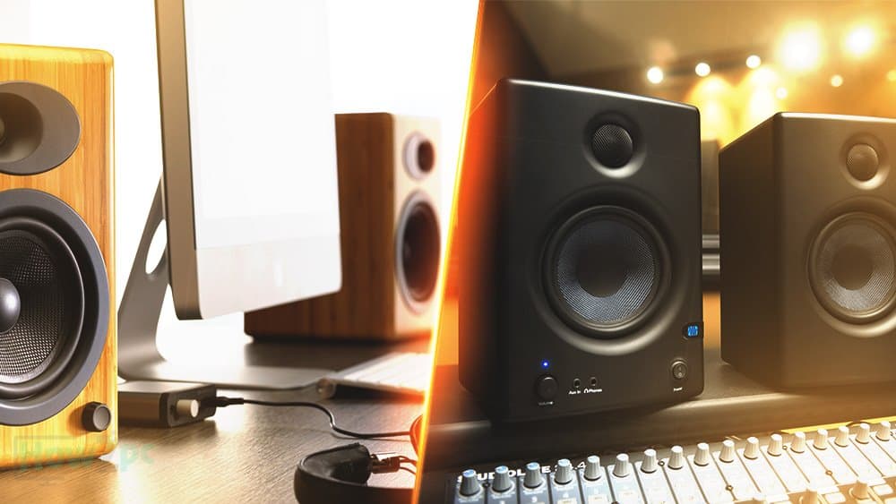 bookshelf speakers vs studio monitors