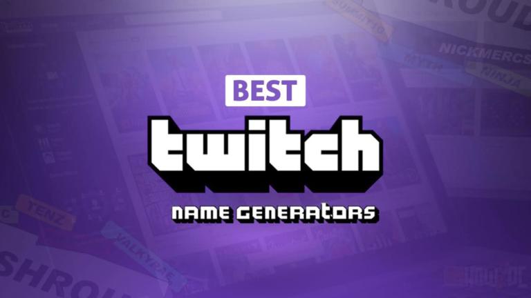 Best Twitch Name Generators in 2024