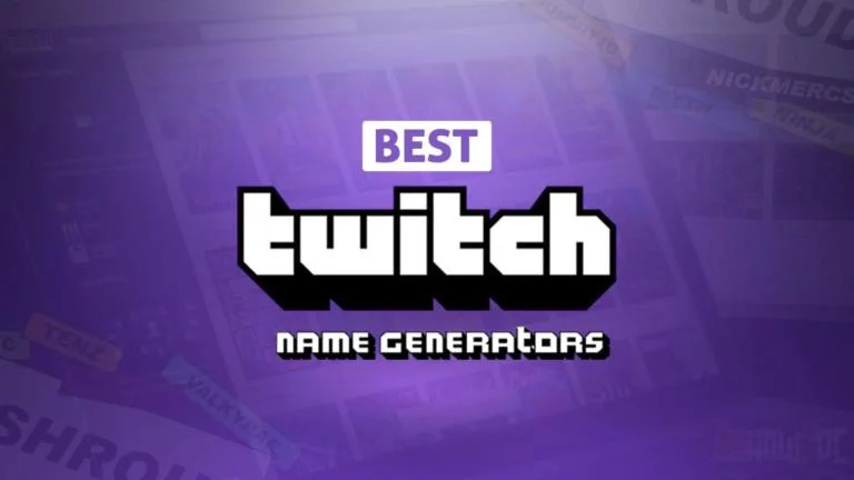 Best Twitch Name Generators in 2023