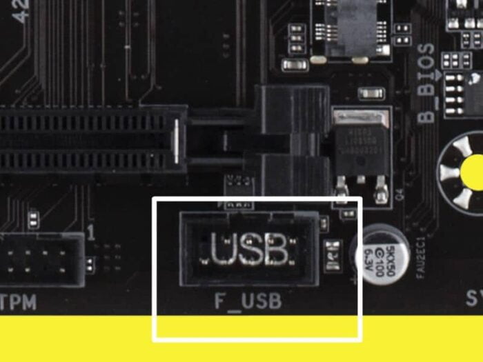 front panel USB 2.0 header